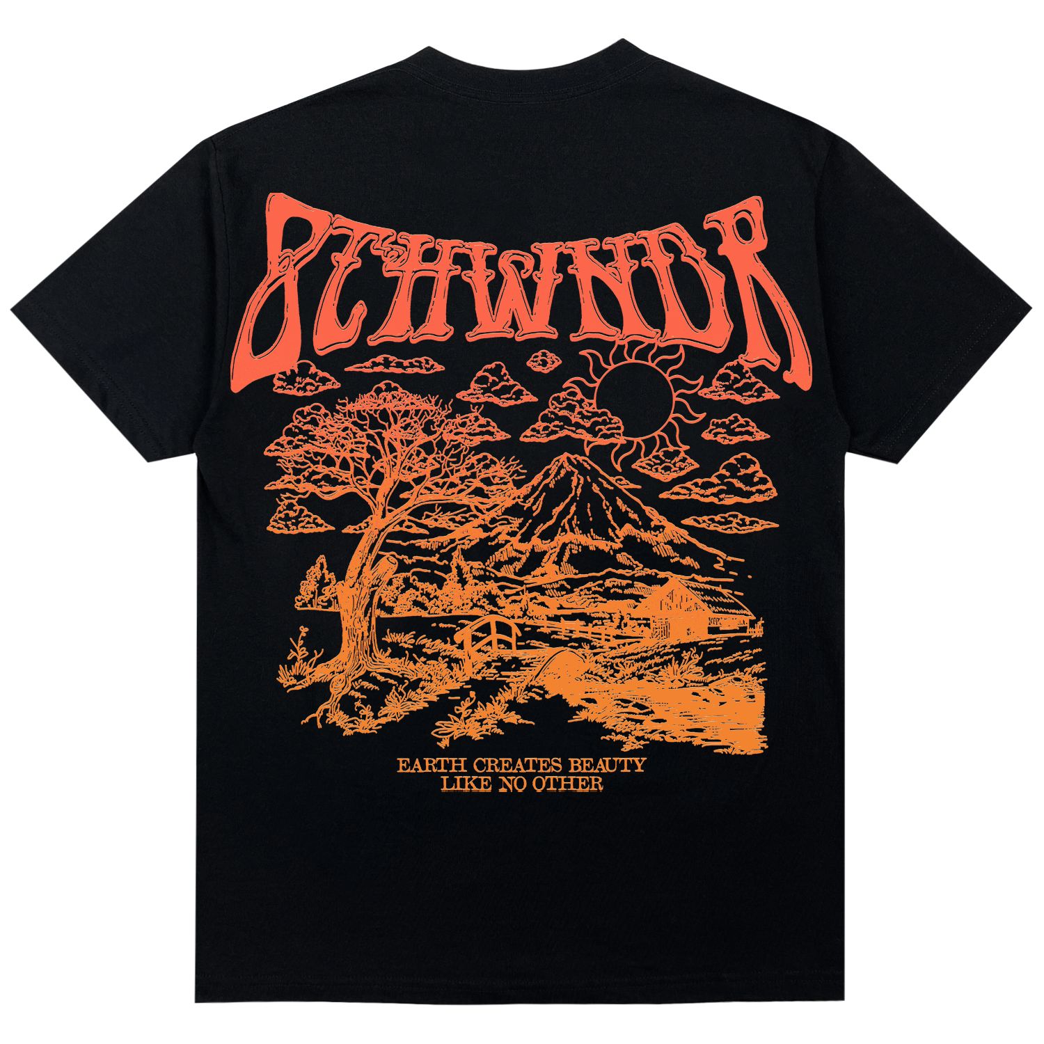 VOLCANO TEE BLACK sold by 8thwndr