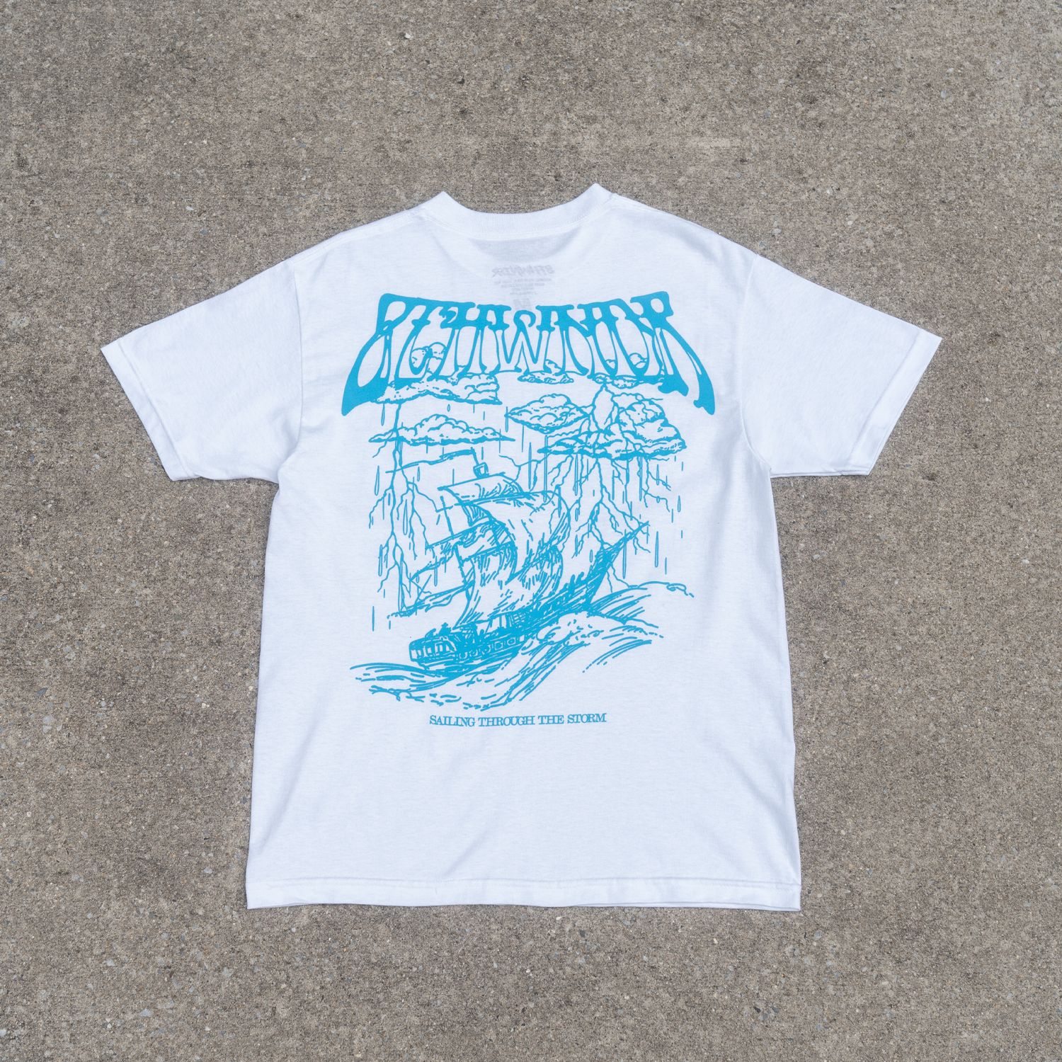 STORM TEE WHITE sold by 8thwndr product image thumbnail 3