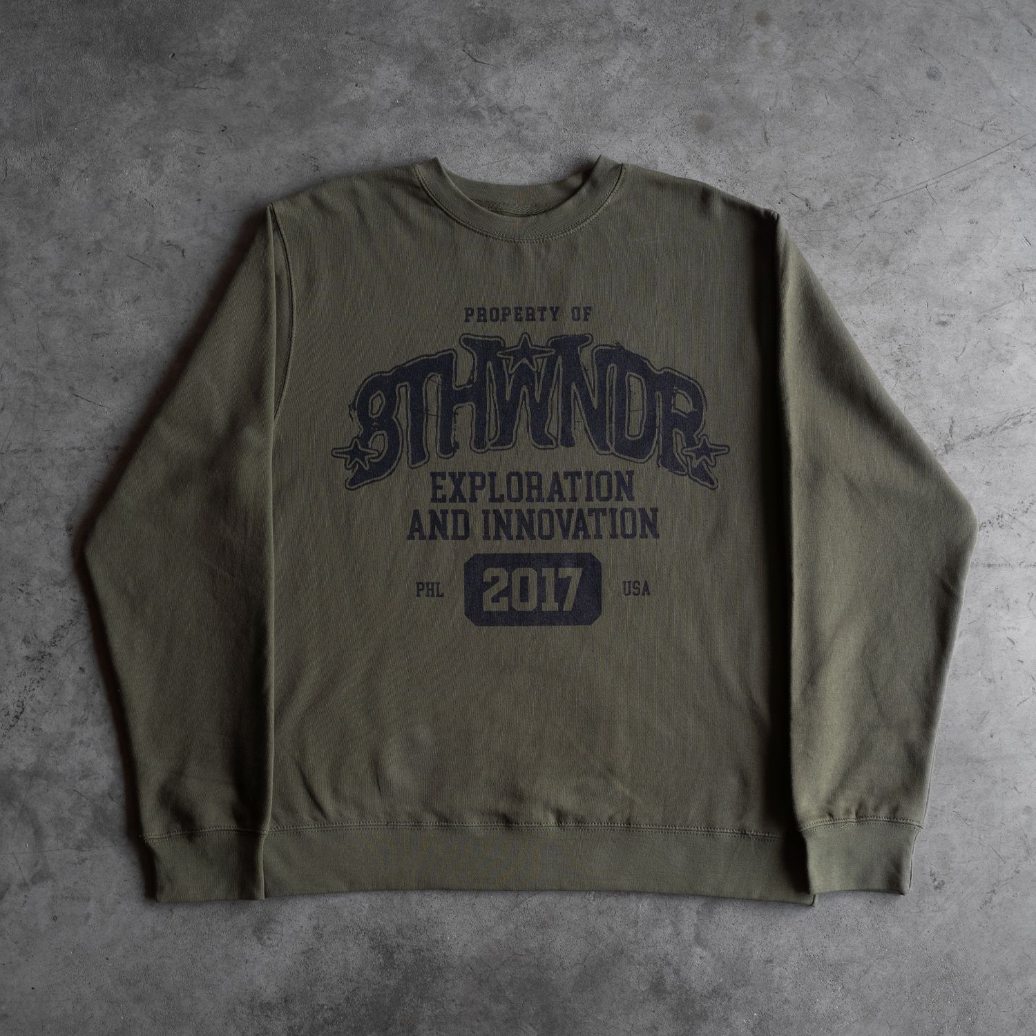 EXPLORATION CREWNECK DARK GREEN sold by 8thwndr product image thumbnail 2