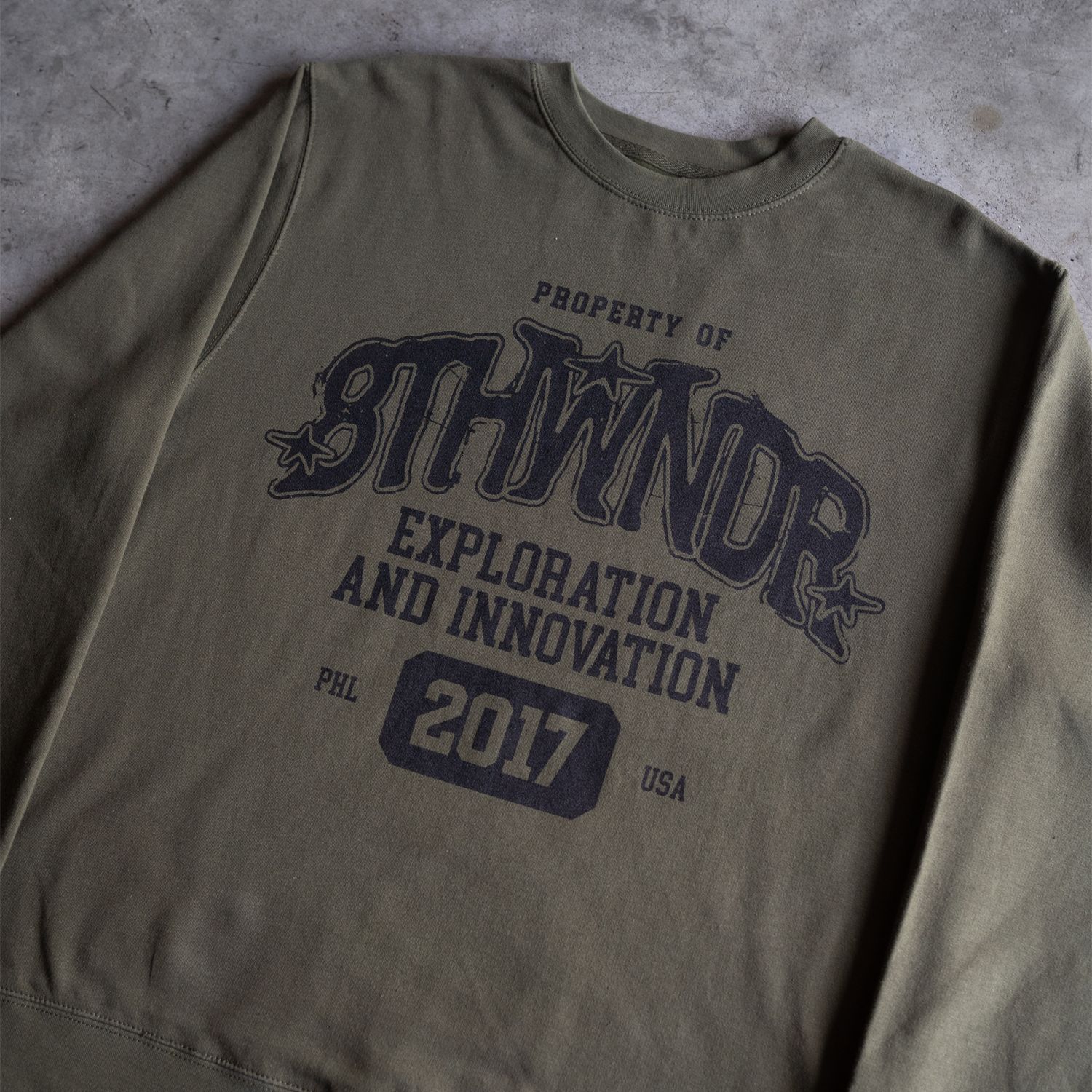 EXPLORATION CREWNECK DARK GREEN sold by 8thwndr product image thumbnail 3