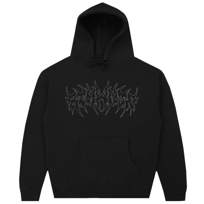 TRIBAL LOGO HOODIE BLACK sold by 8thwndr