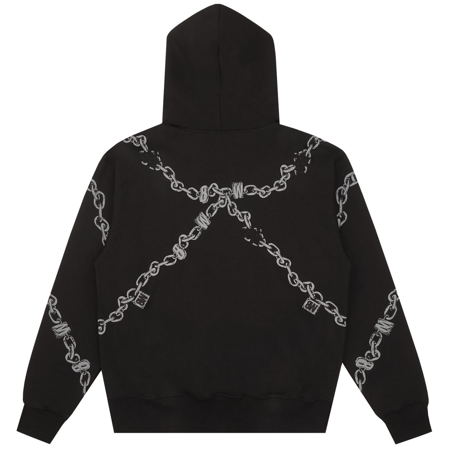 CHAIN HOODIE BLACK sold by 8thwndr product image thumbnail 2