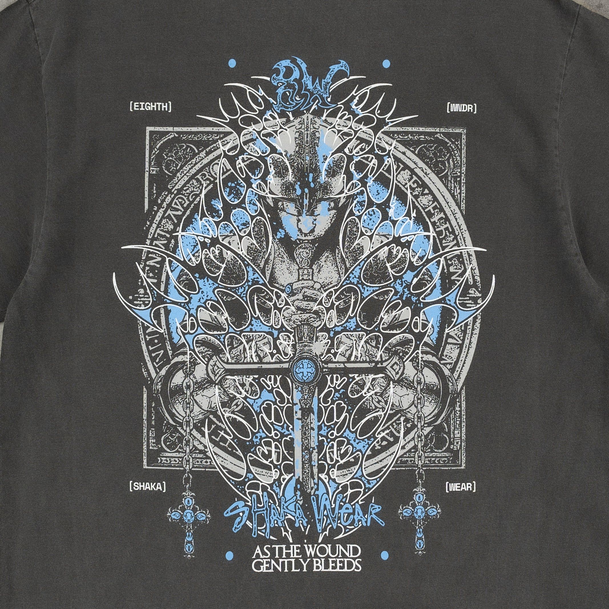 8W X SHAKA WEAR KNIGHT TEE SHADOW sold by 8thwndr product image thumbnail 5
