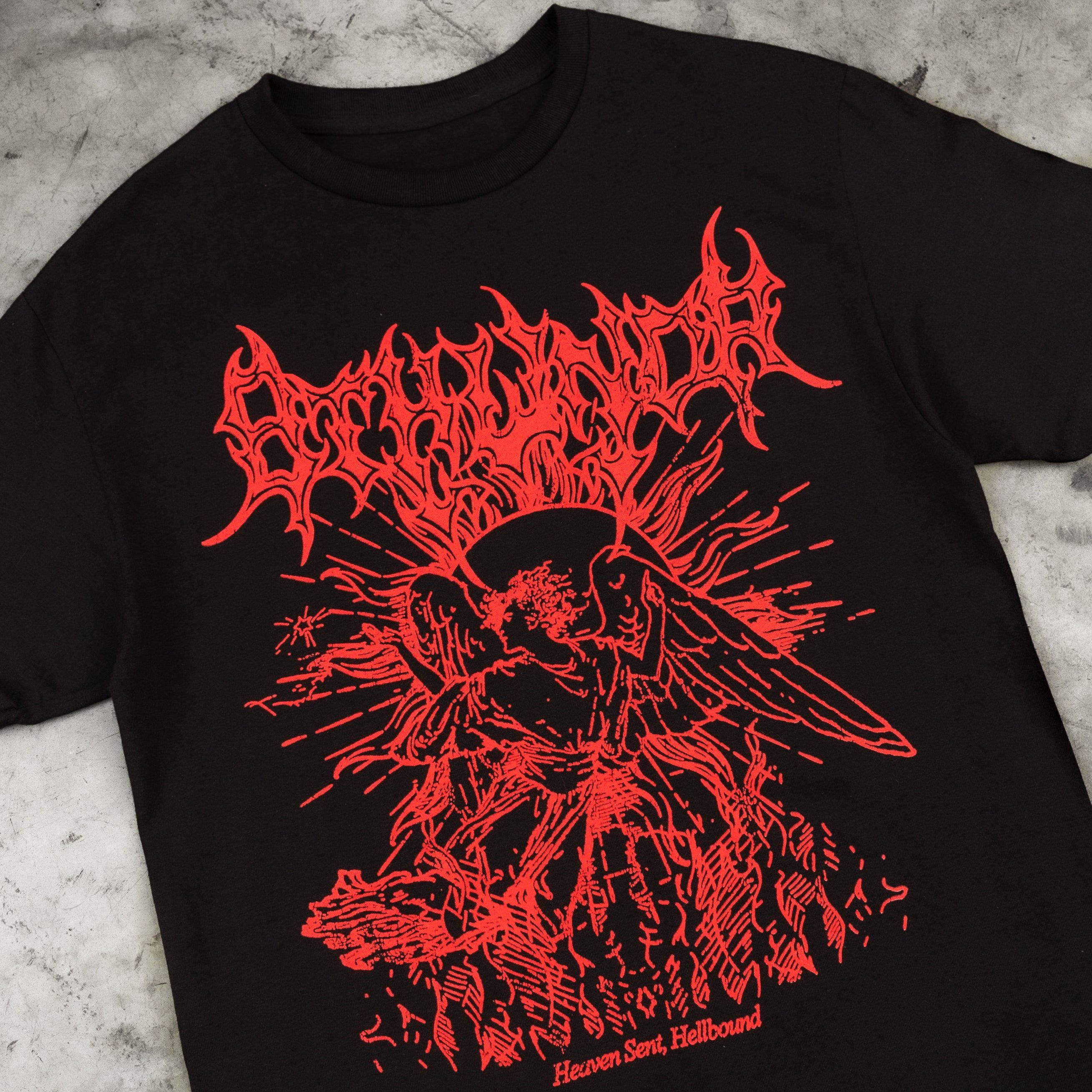 HEAVEN SENT TEE BLACK sold by 8thwndr product image thumbnail 4