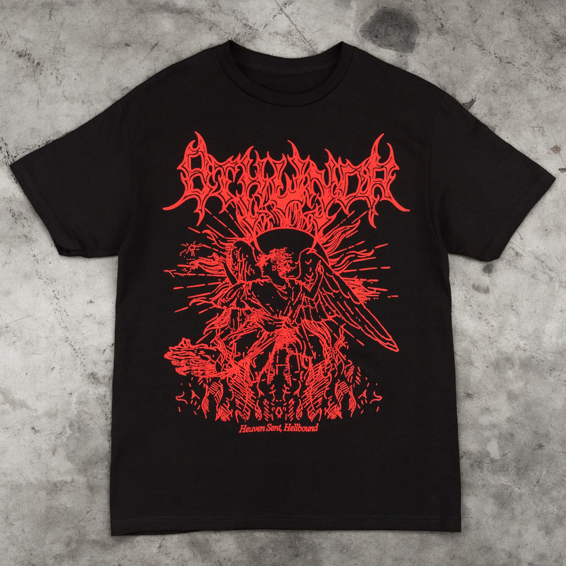 HEAVEN SENT TEE BLACK sold by 8thwndr product image thumbnail 2