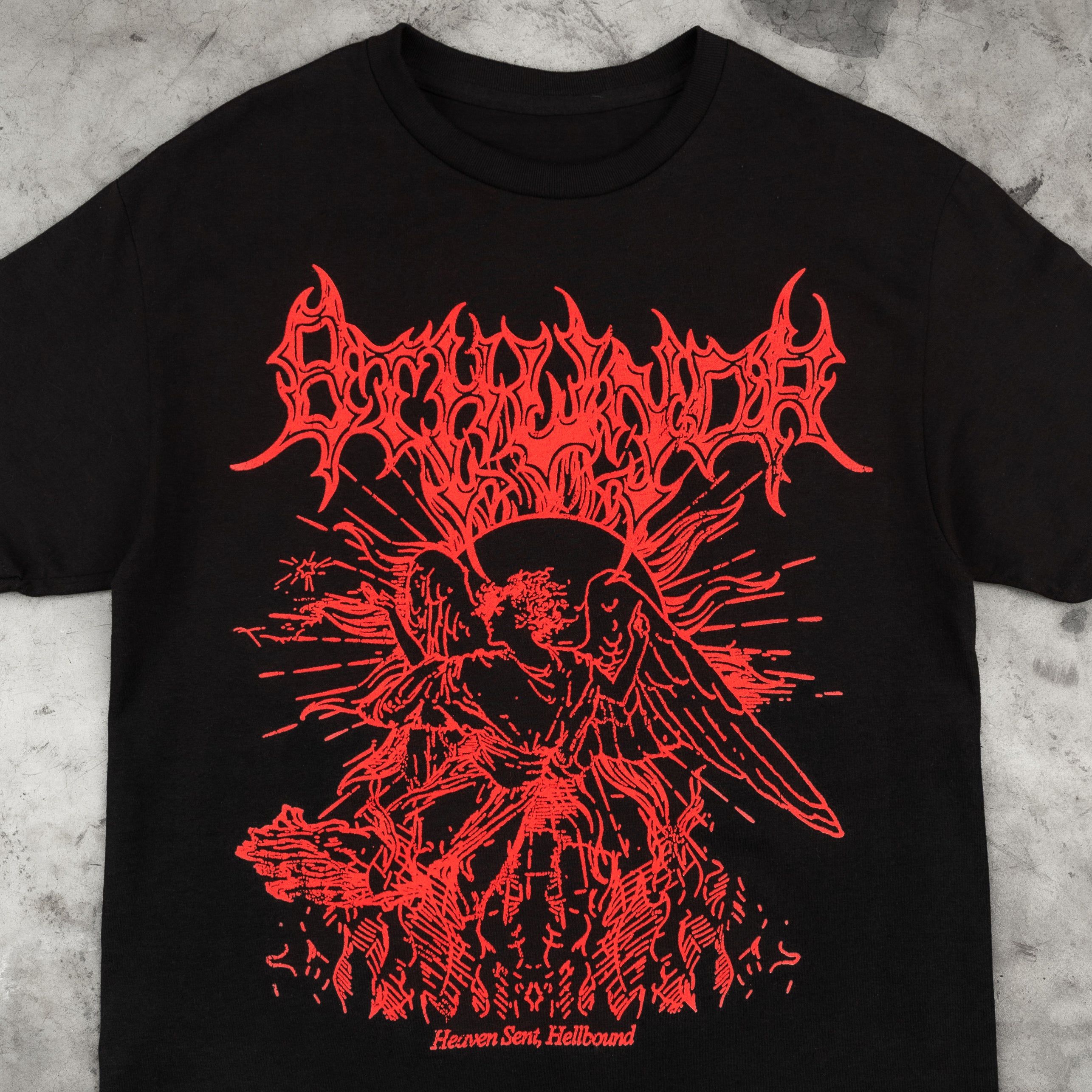 HEAVEN SENT TEE BLACK sold by 8thwndr product image thumbnail 3