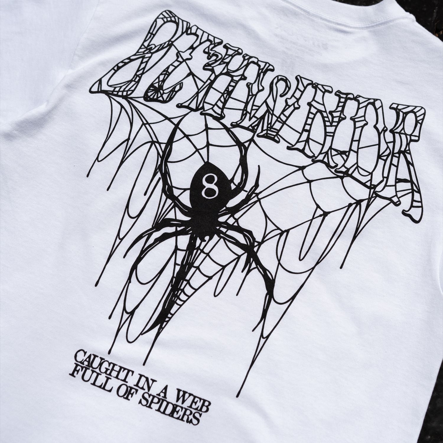 SPIDER WEB TEE WHITE sold by 8thwndr product image thumbnail 4