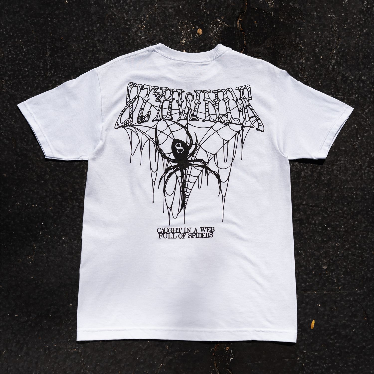 SPIDER WEB TEE WHITE sold by 8thwndr product image thumbnail 3