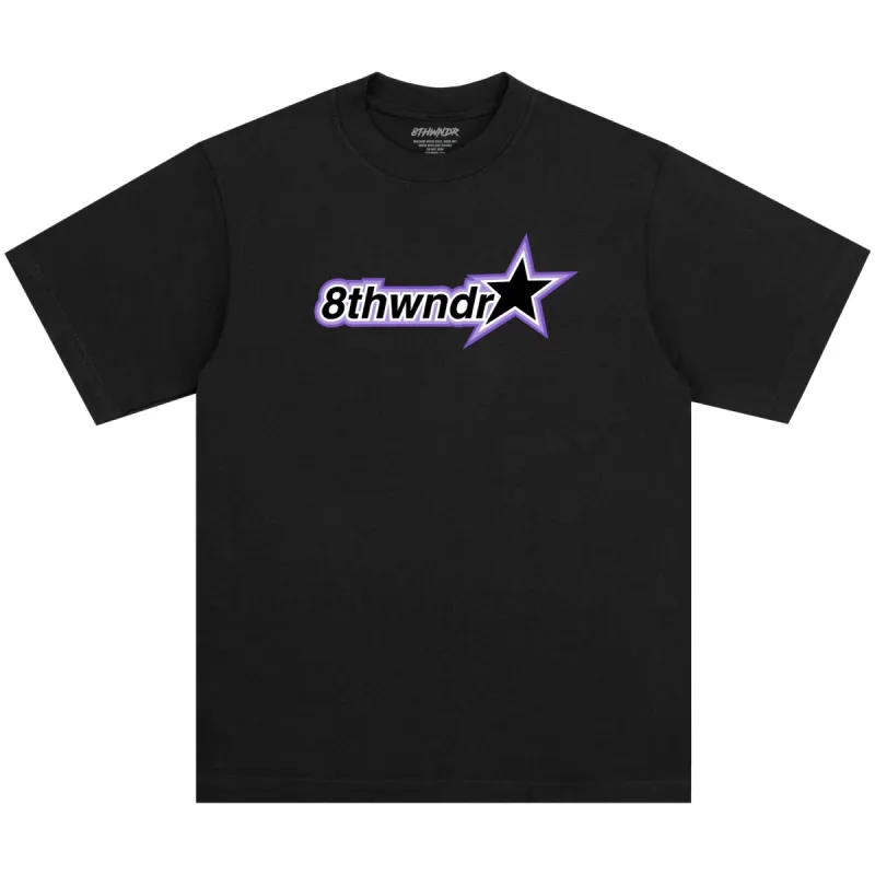 STAR LOGO TEE BLACK sold by 8thwndr