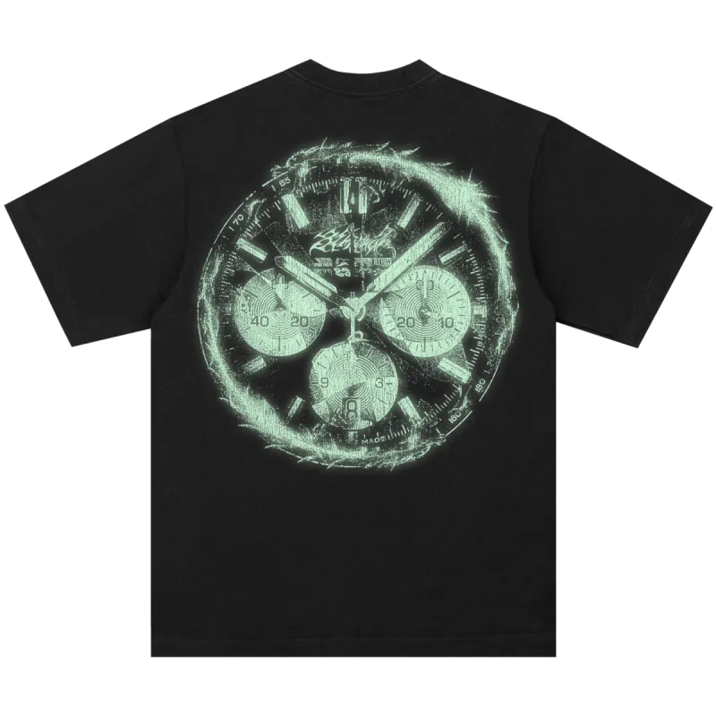 GLOW IN THE DARK WATCH TEE BLACK sold by 8thwndr