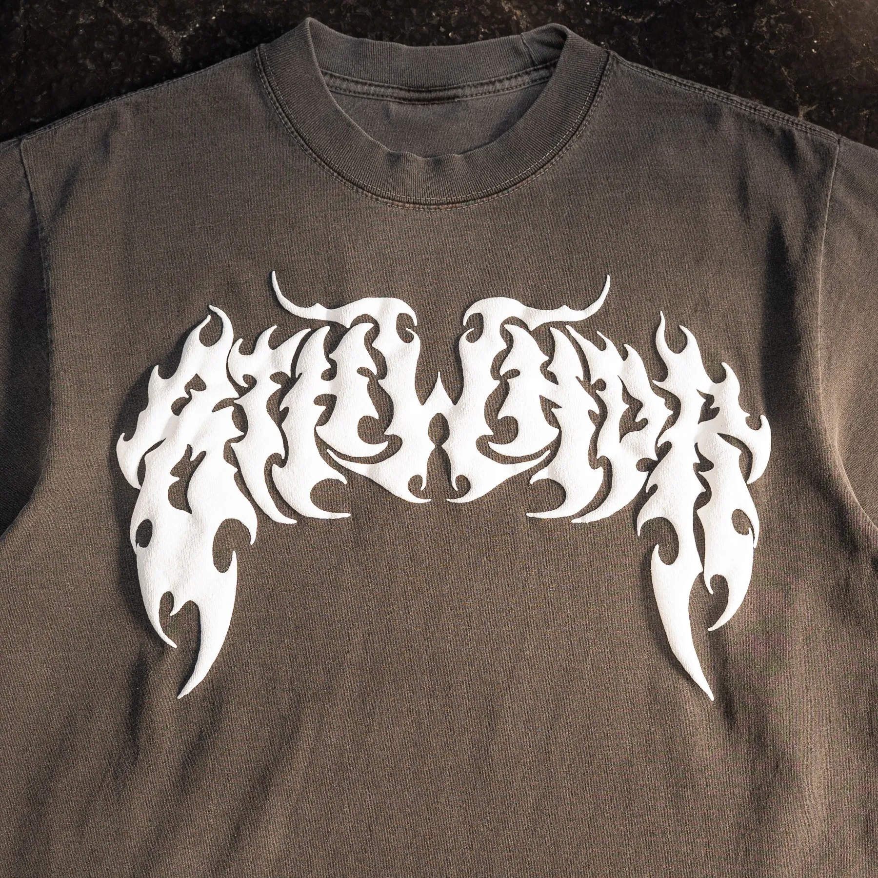 PUFF PRINT SYMMETRY LOGO TEE SHADOW sold by 8thwndr product image thumbnail 3