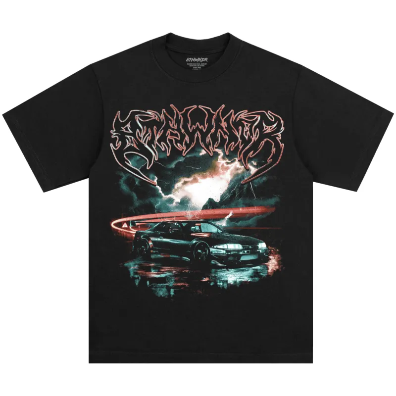 MOUNTAIN PASS TEE BLACK sold by 8thwndr