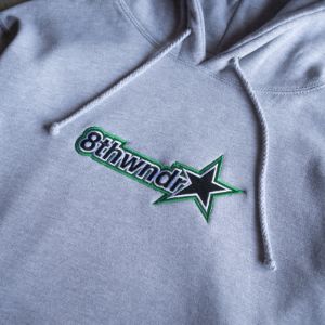 STAR LOGO HOODIE GREY sold by 8thwndr