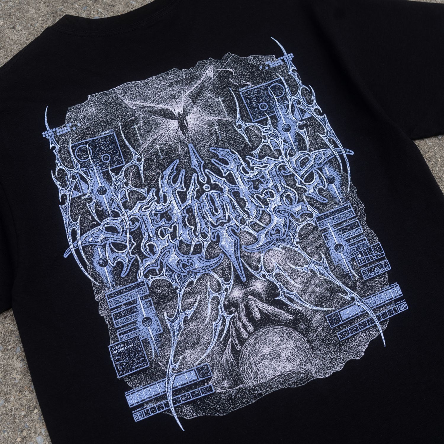 CYBERHEAVEN TEE BLACK sold by 8thwndr product image thumbnail 4