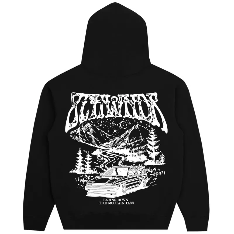 MOUNTAIN PASS ZIP UP BLACK sold by 8thwndr