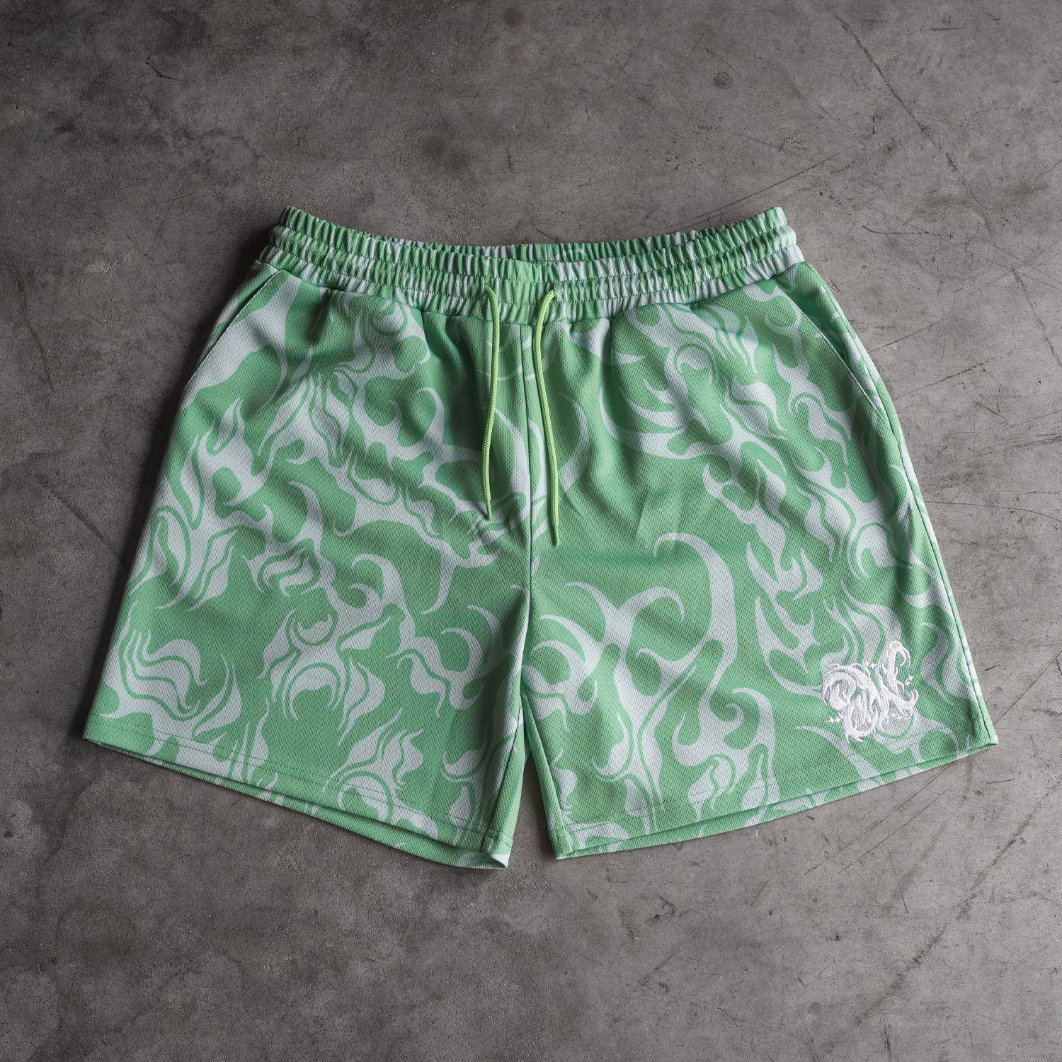 8W MESH SHORTS GREEN sold by 8thwndr product image thumbnail 2