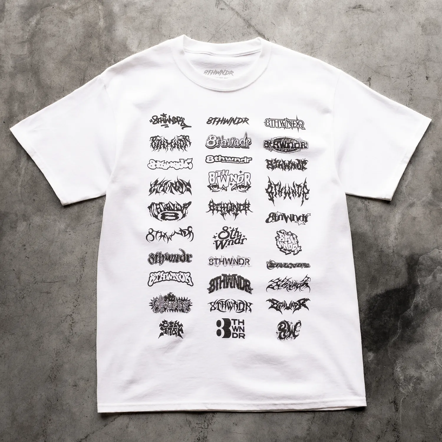 LOGOS TEE WHITE sold by 8thwndr product image thumbnail 2