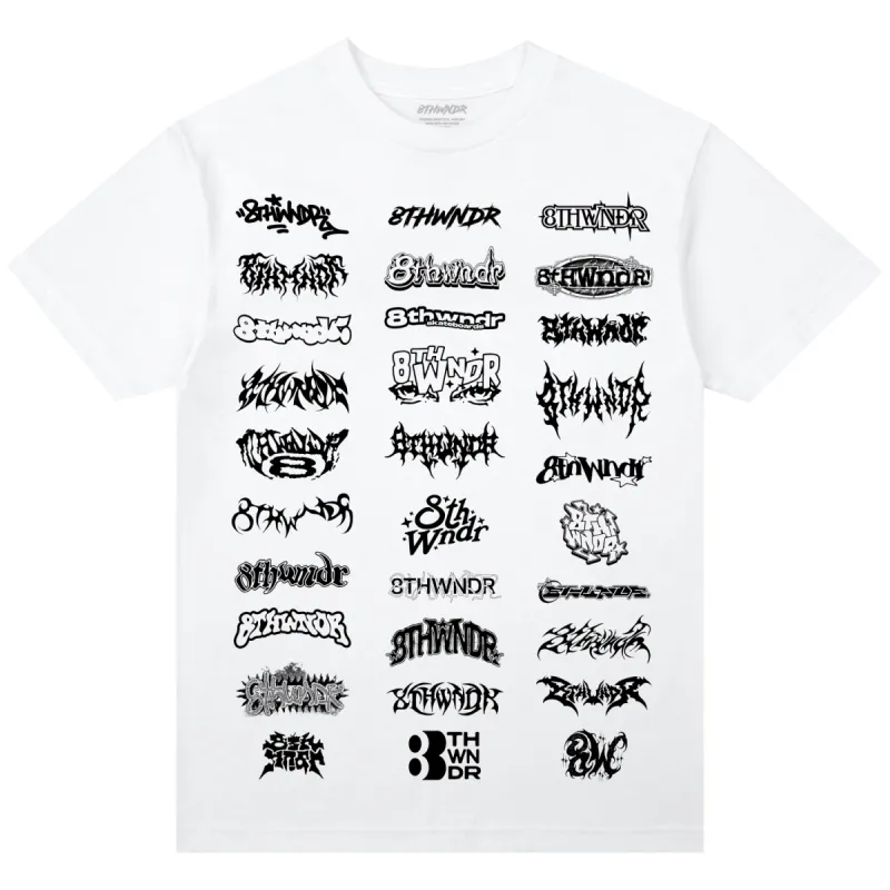LOGOS TEE WHITE sold by 8thwndr