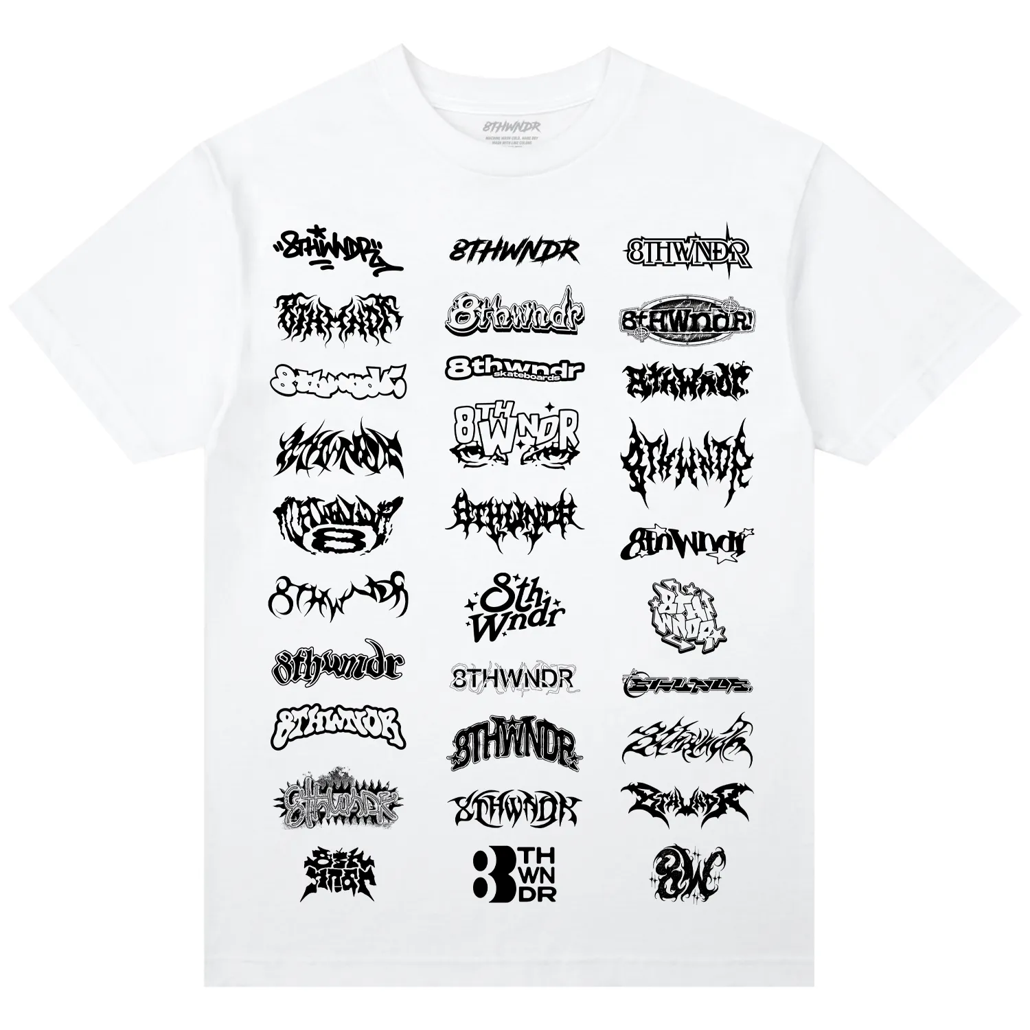 LOGOS TEE WHITE sold by 8thwndr