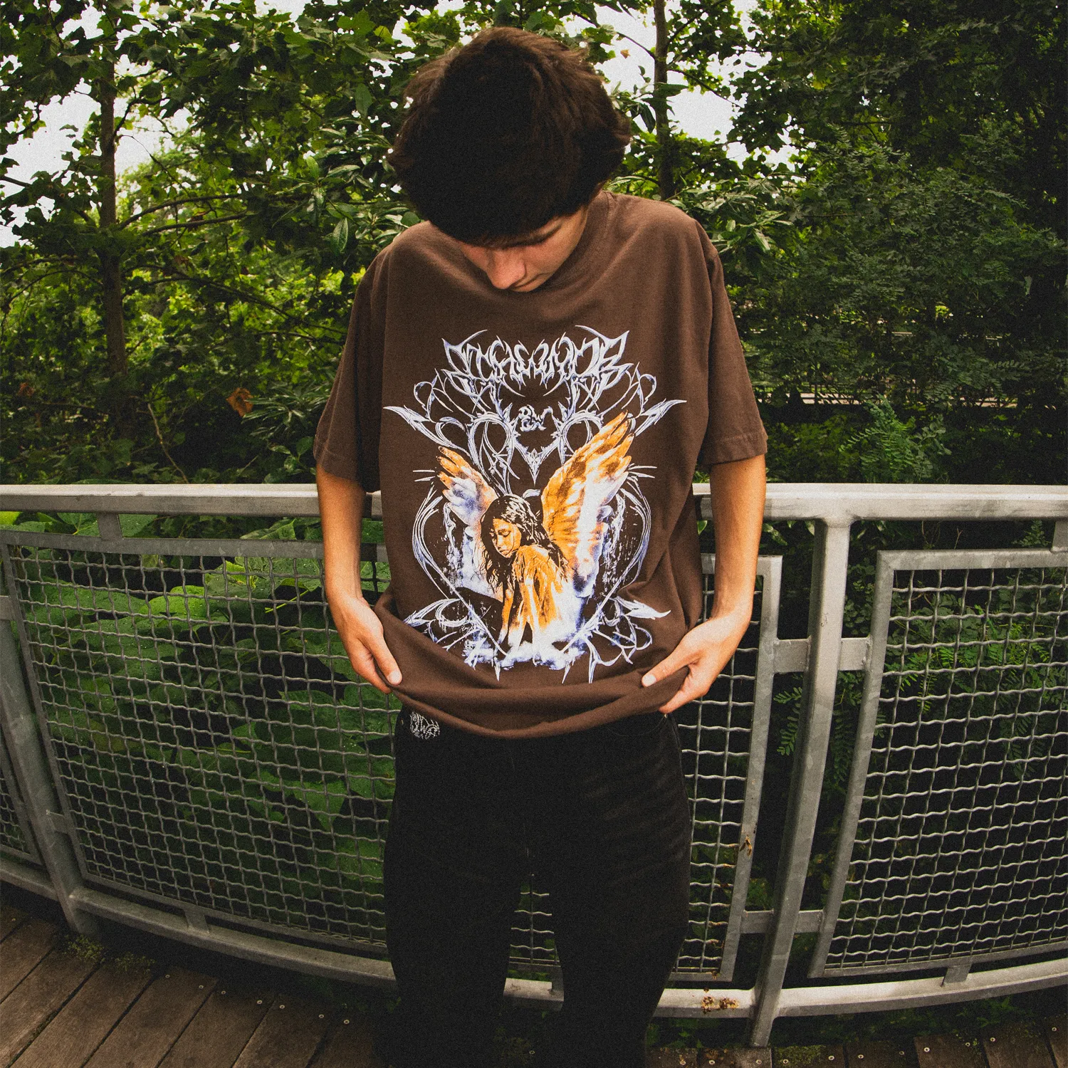 ANGEL GIRL TEE MOCHA sold by 8thwndr product image thumbnail 4