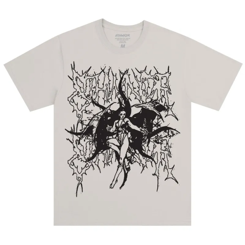 WING GIRL TEE ICE GREY sold by 8thwndr
