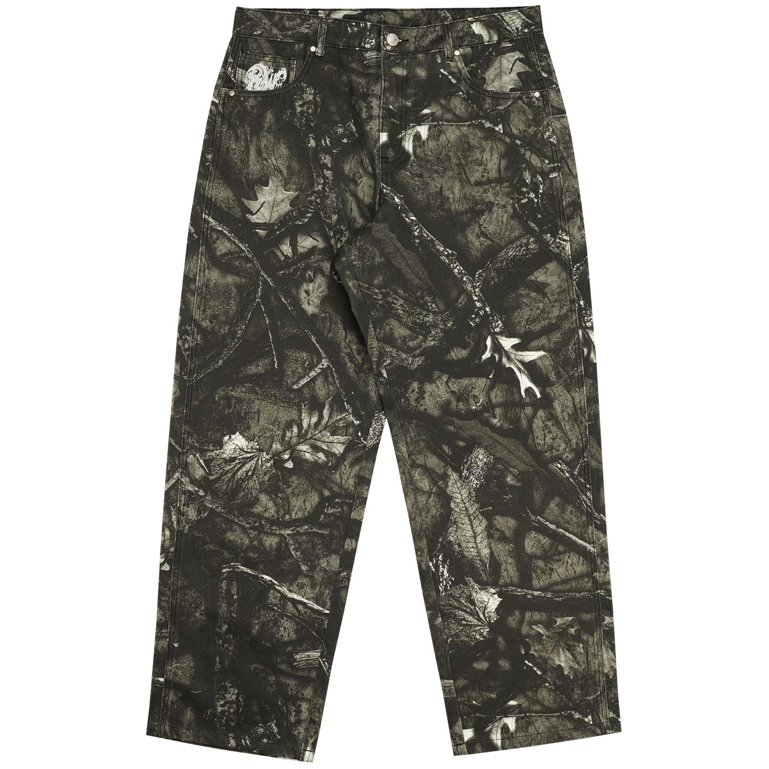 8W DARK CAMO BAGGY JEANS *PRE ORDER* sold by 8thwndr product image thumbnail 2