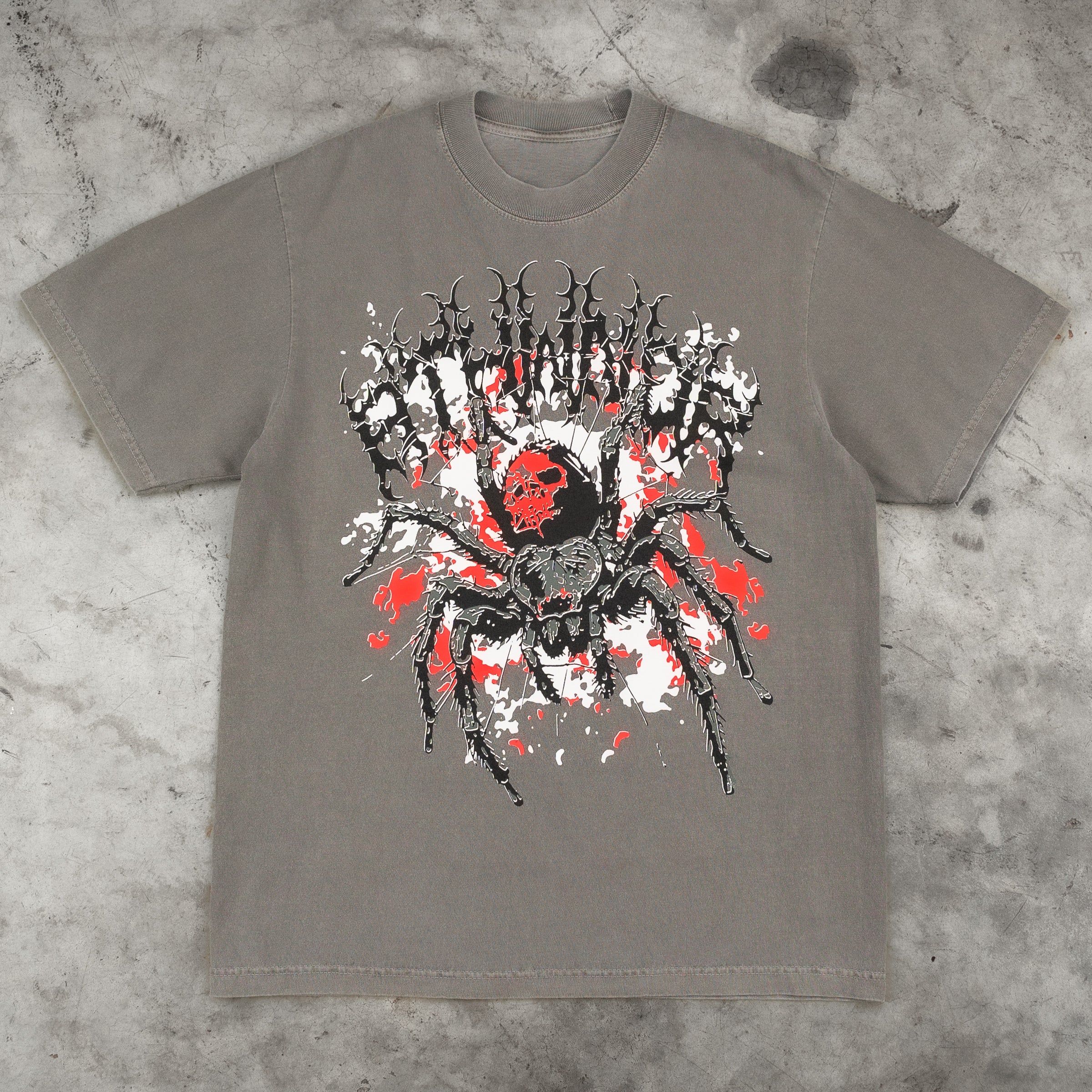 GRAFFITI SPIDER TEE CEMENT sold by 8thwndr product image thumbnail 2