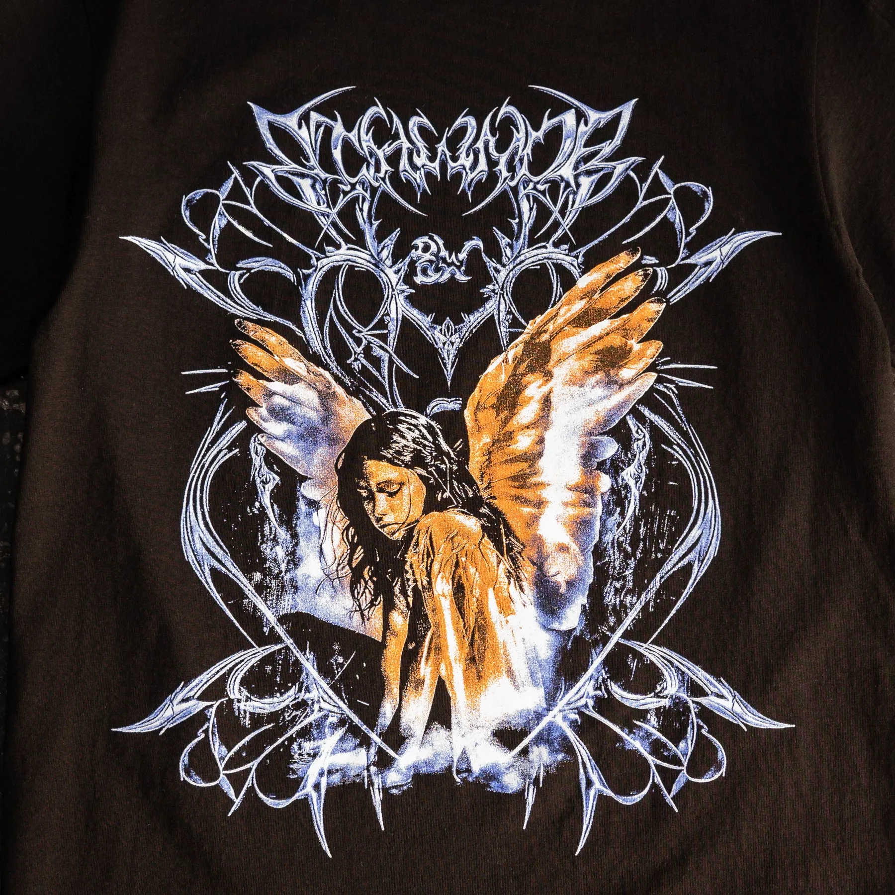 ANGEL GIRL TEE BLACK sold by 8thwndr product image thumbnail 3