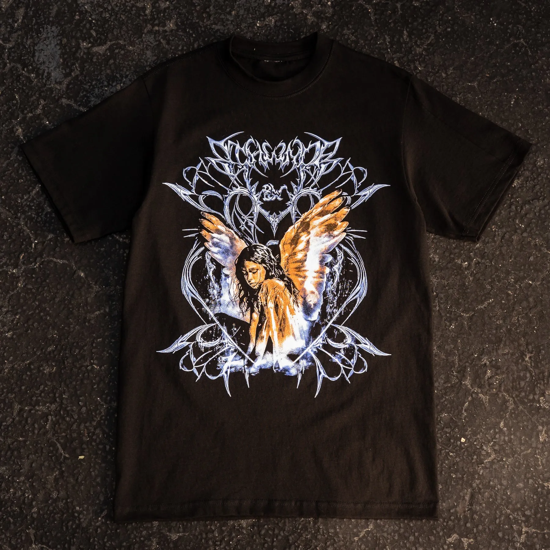 ANGEL GIRL TEE BLACK sold by 8thwndr product image thumbnail 2