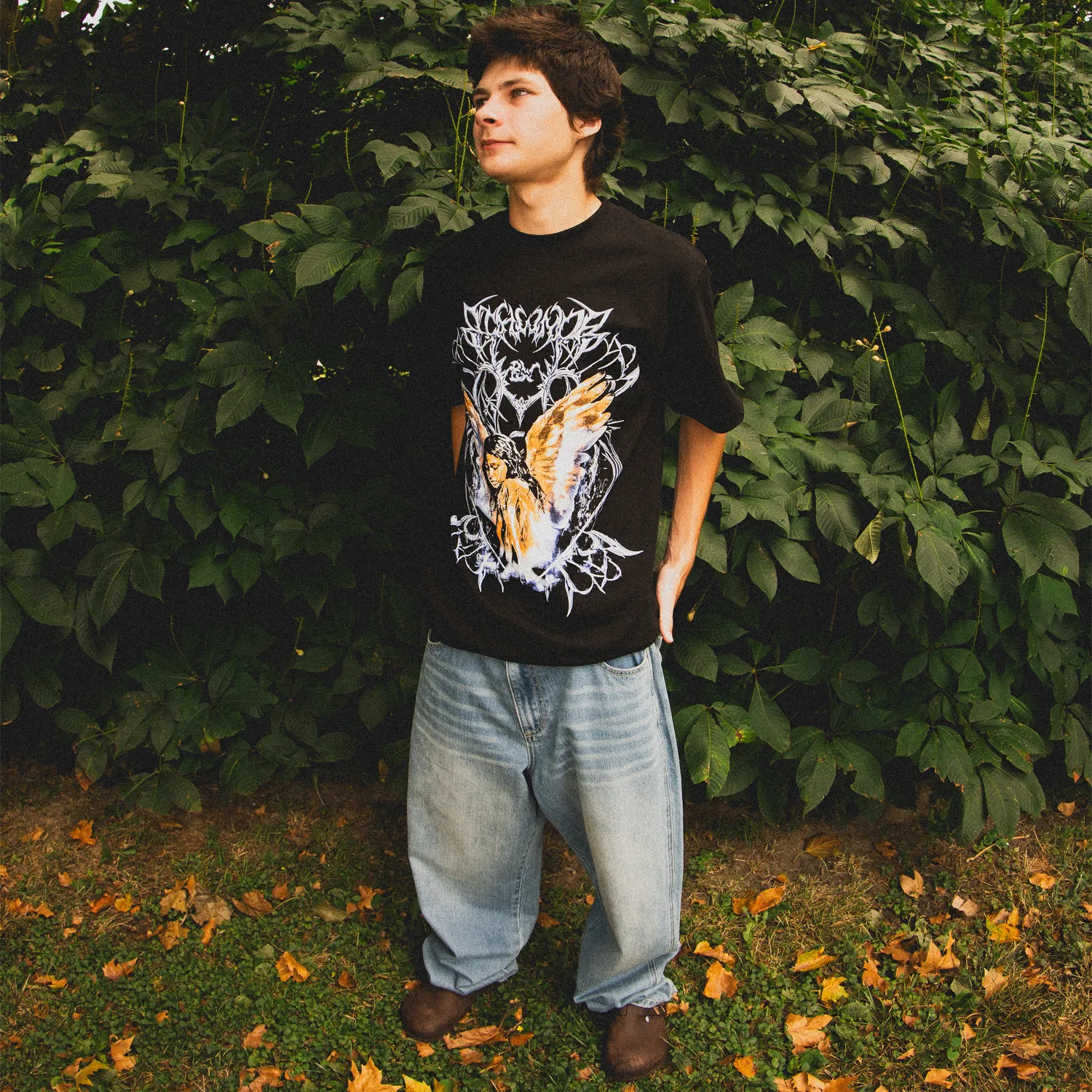 ANGEL GIRL TEE BLACK sold by 8thwndr product image thumbnail 4