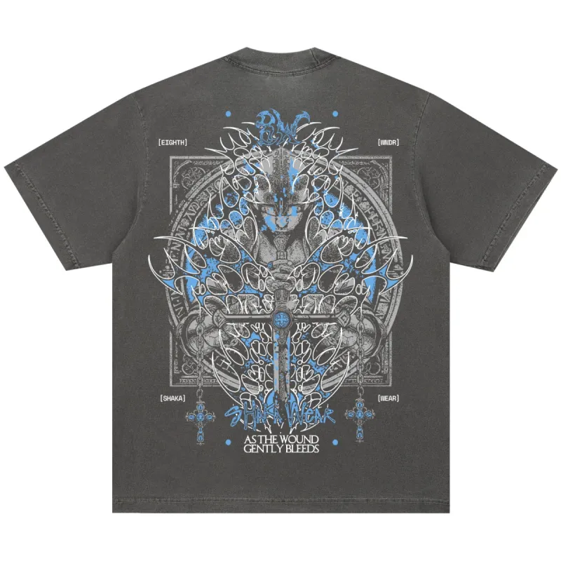 8W X SHAKA WEAR KNIGHT TEE SHADOW sold by 8thwndr