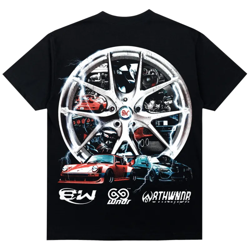 WHEEL TEE BLACK sold by 8thwndr