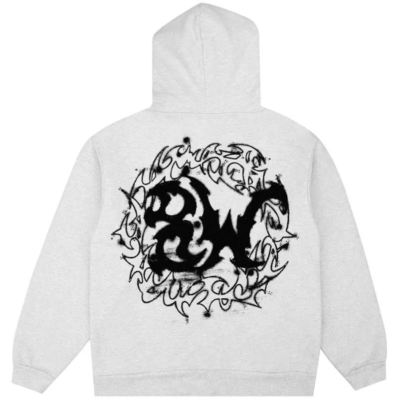 8W WREATH ZIP UP ASH sold by 8thwndr