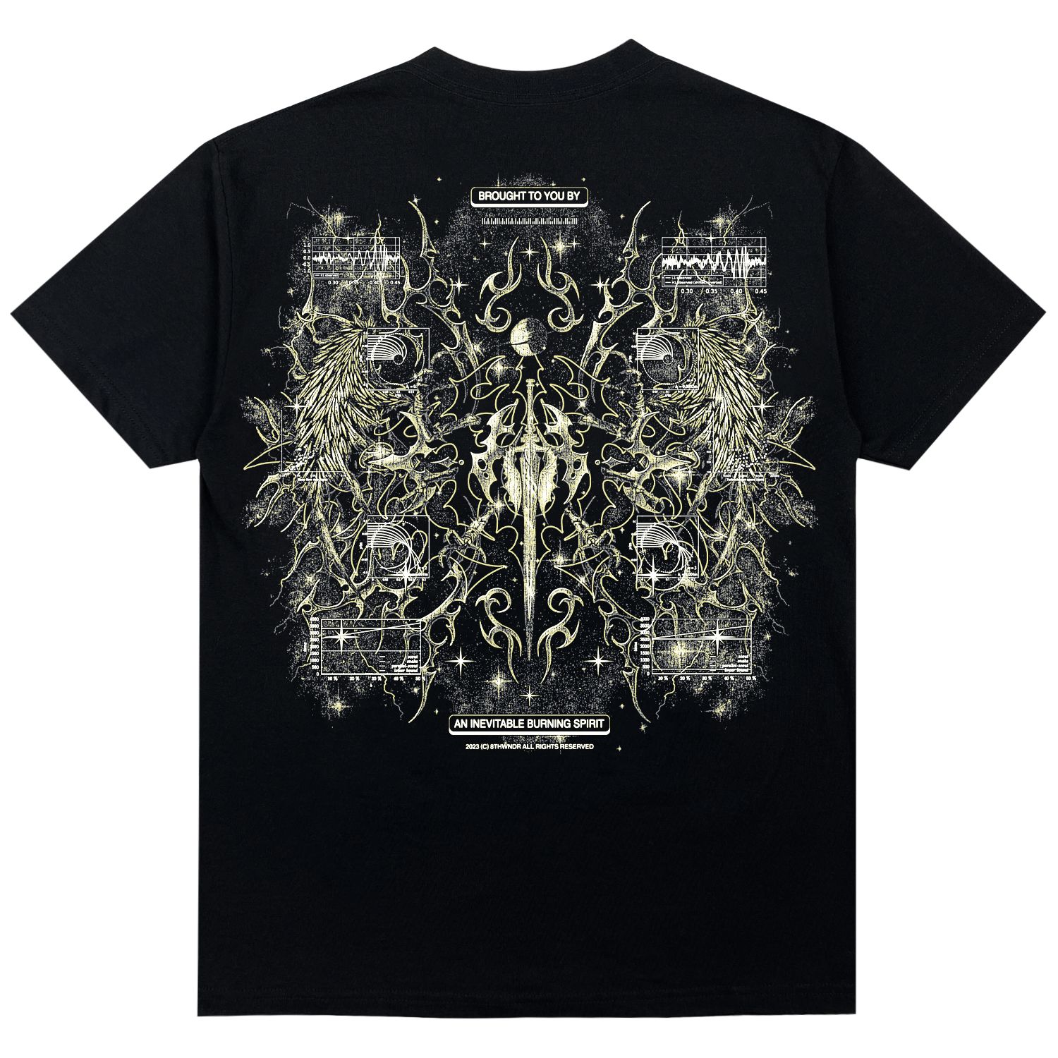 Z-CYBERHEAVEN TEE V3 BLACK/YELLOW sold by 8thwndr