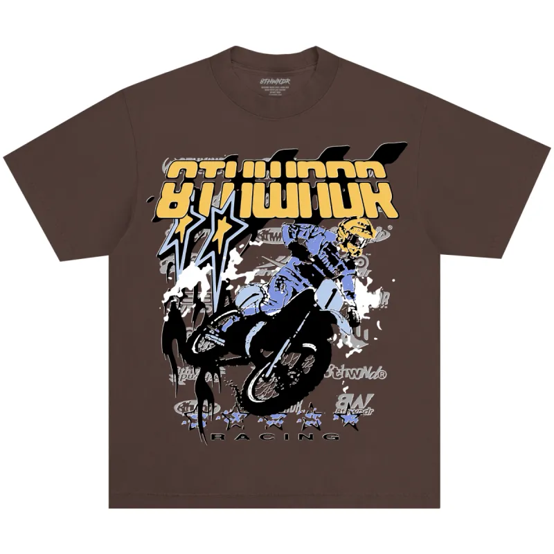 MOTOCROSS TEE MOCHA sold by 8thwndr