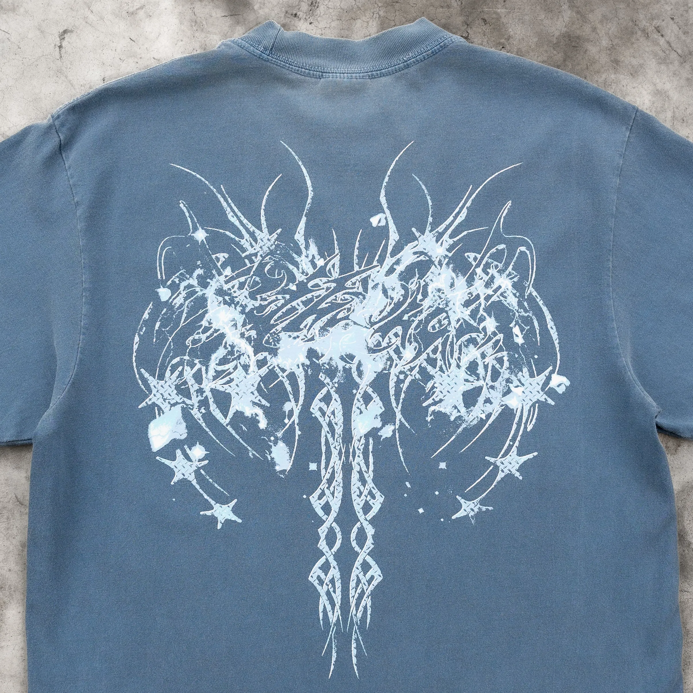 CYBERSPINE TEE WASHED DENIM sold by 8thwndr product image thumbnail 5