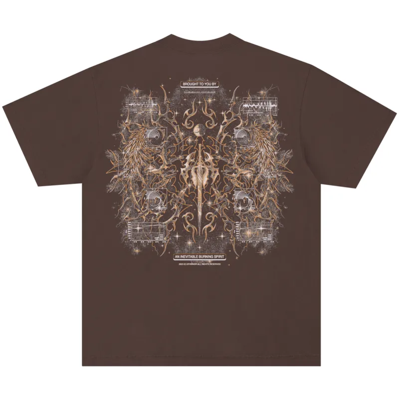 CYBERHEAVEN V3 TEE MOCHA sold by 8thwndr