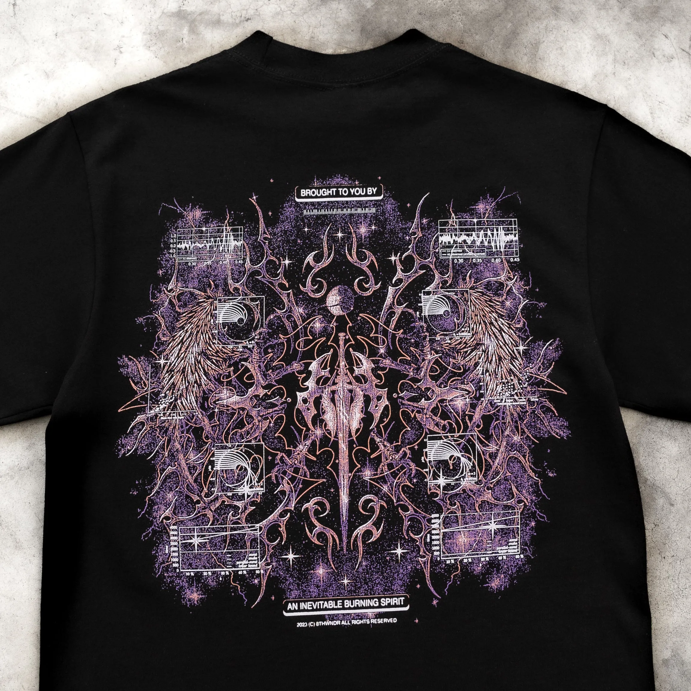 CYBERHEAVEN V3 TEE BLACK sold by 8thwndr product image thumbnail 5
