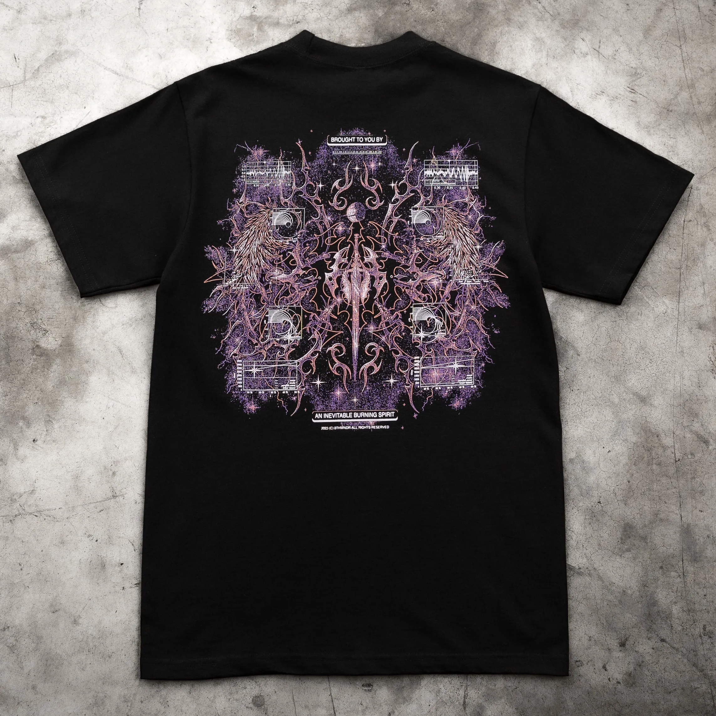 CYBERHEAVEN V3 TEE BLACK sold by 8thwndr product image thumbnail 3