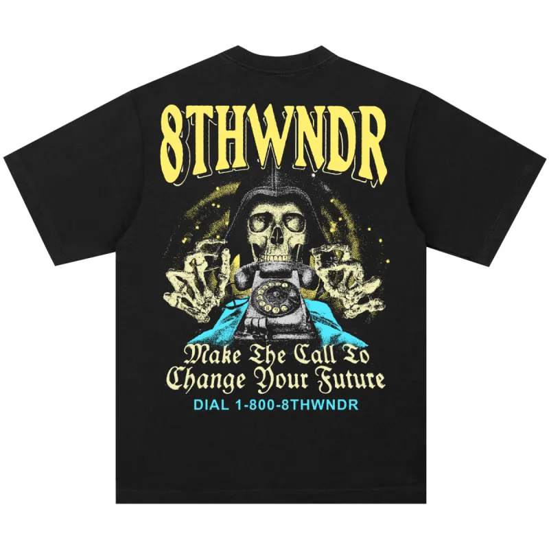 CALL CENTER TEE BLACK sold by 8thwndr