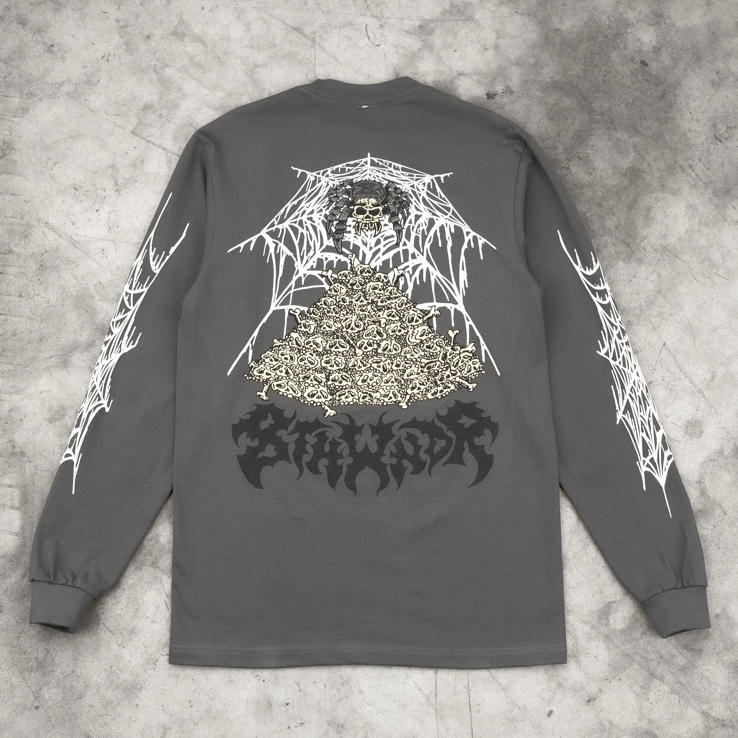 SPIDER LONGSLEEVE TEE DARK GREY sold by 8thwndr product image thumbnail 3
