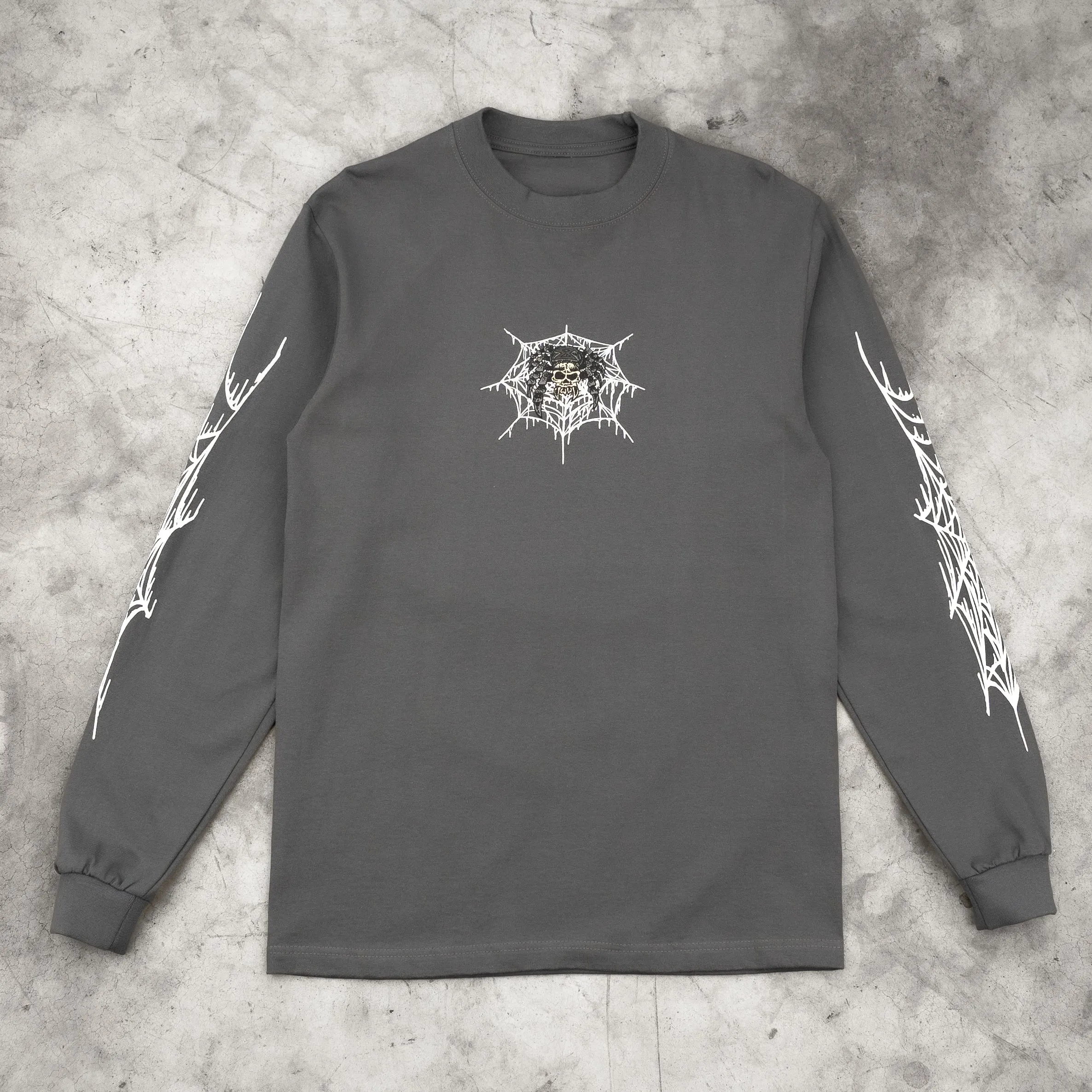SPIDER LONGSLEEVE TEE DARK GREY sold by 8thwndr product image thumbnail 4