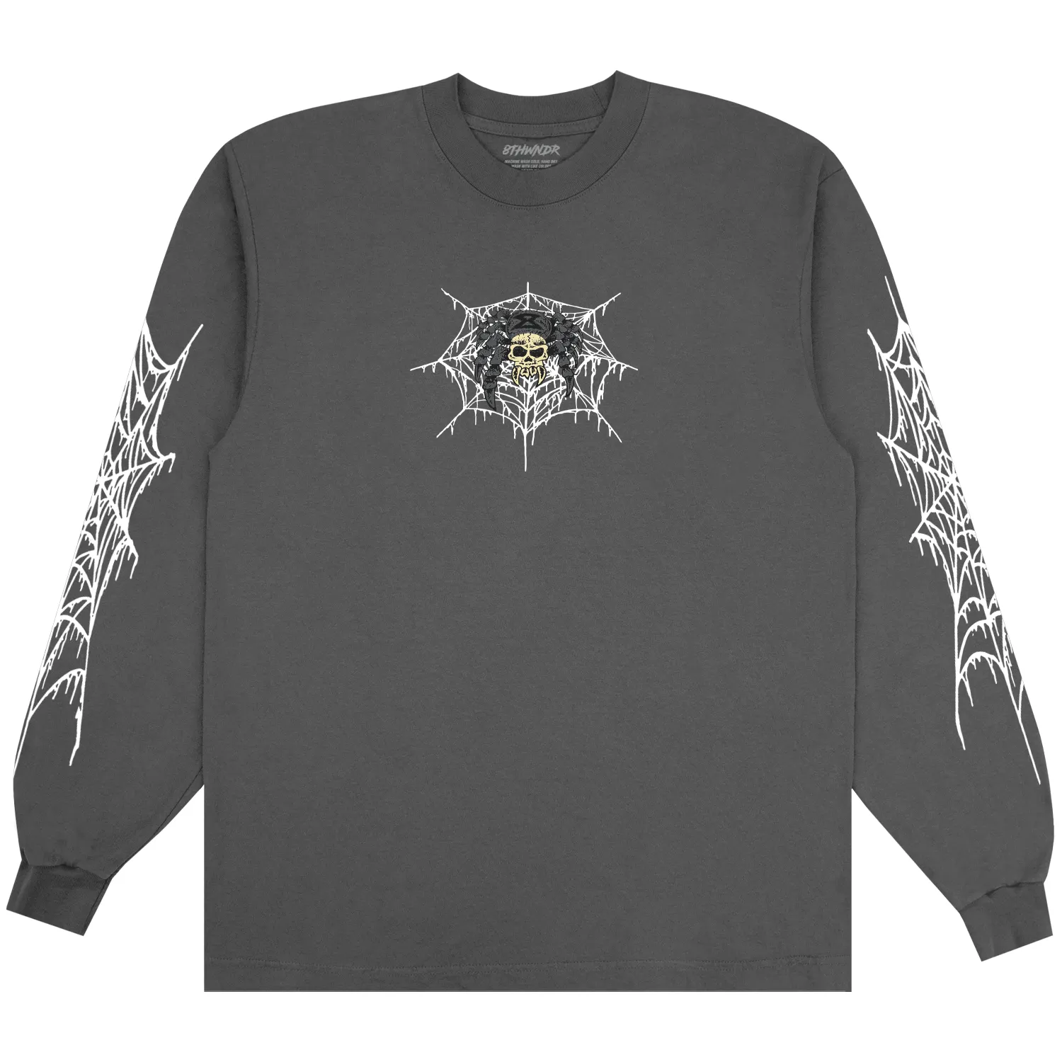 SPIDER LONGSLEEVE TEE DARK GREY sold by 8thwndr product image thumbnail 2