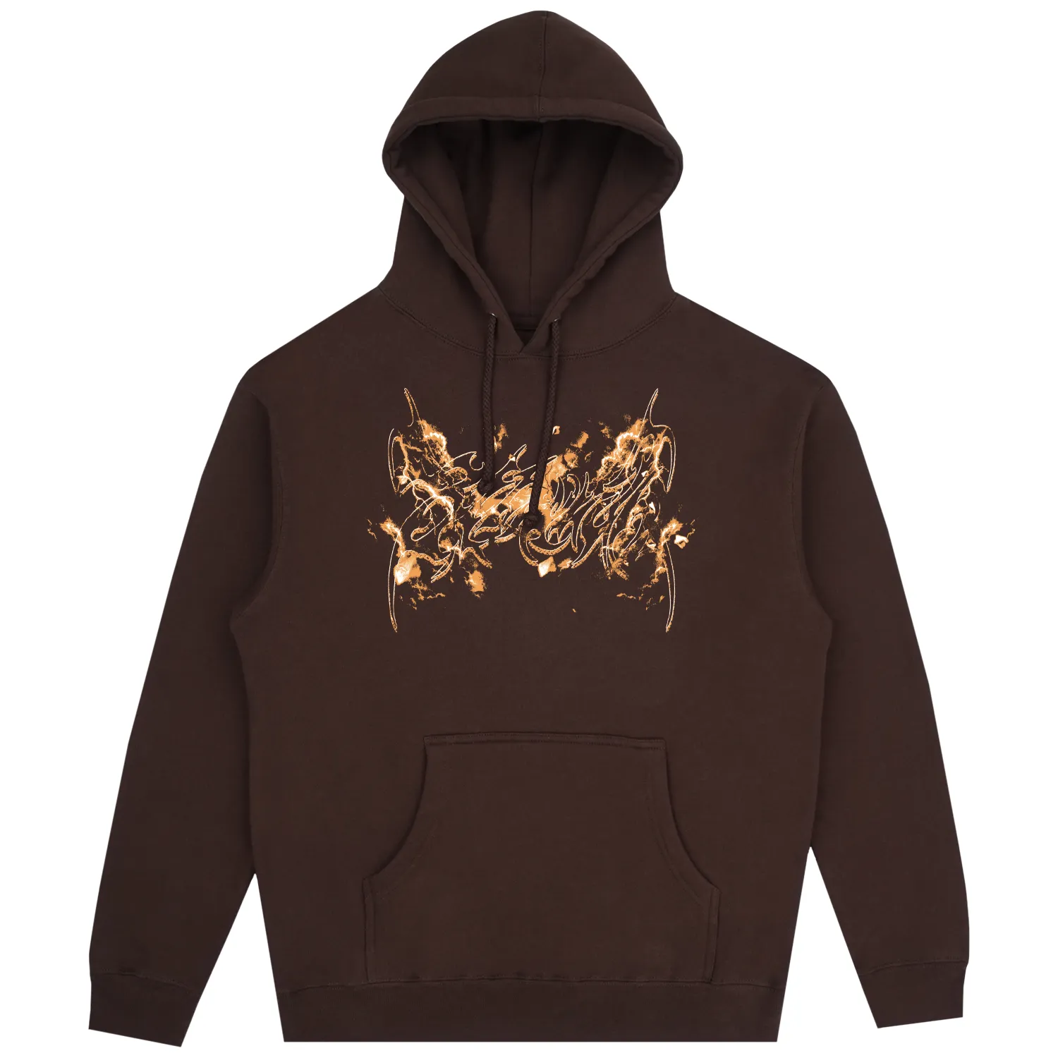 CYBERSPINE HOODIE BROWN sold by 8thwndr product image thumbnail 2
