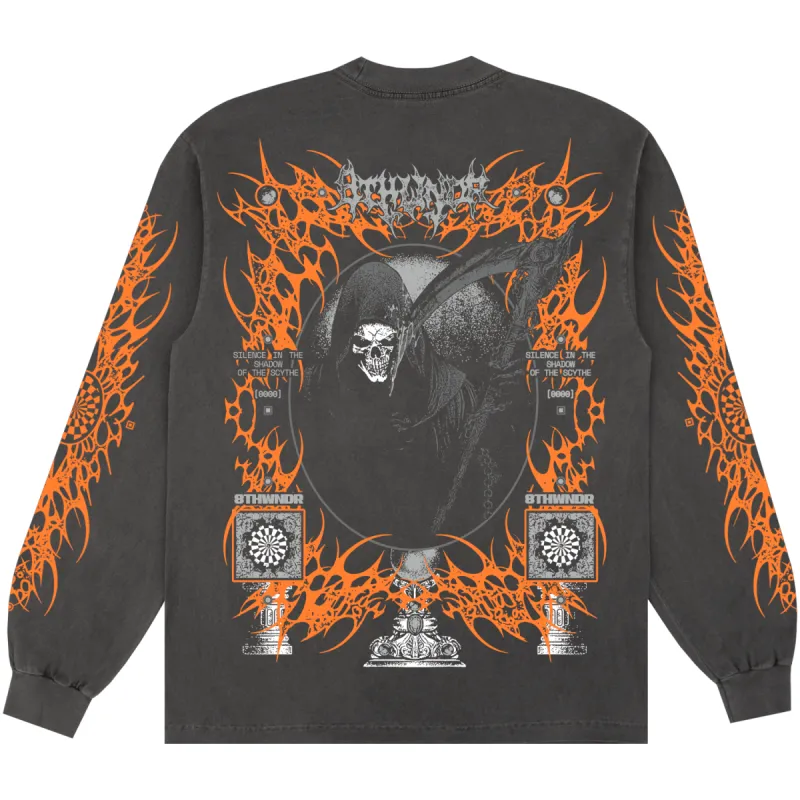 REAPER L/S TEE VINTAGE BLACK sold by 8thwndr