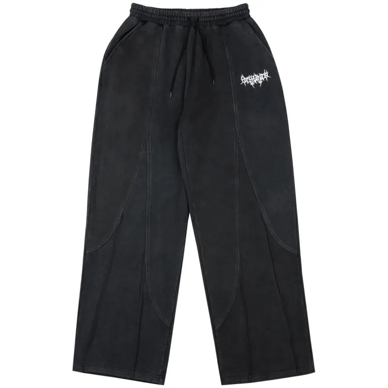 PANEL BAGGY SWEATPANTS BLACK *PRE ORDER* sold by 8thwndr