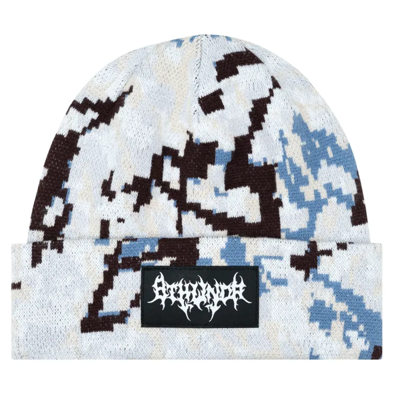 DIGI CAMO BEANIE CREAM sold by 8thwndr