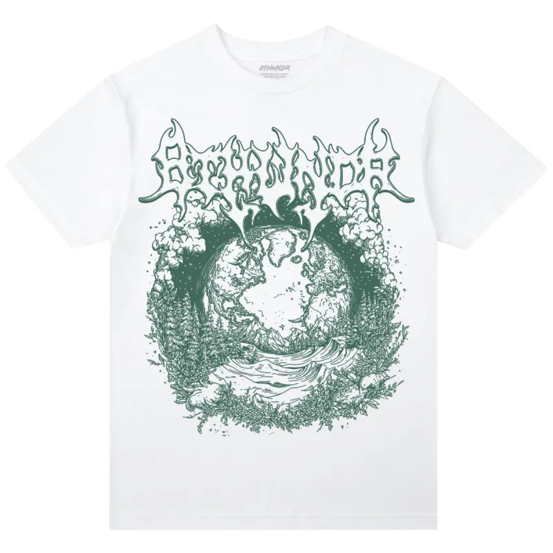 EARTH TEE WHITE sold by 8thwndr