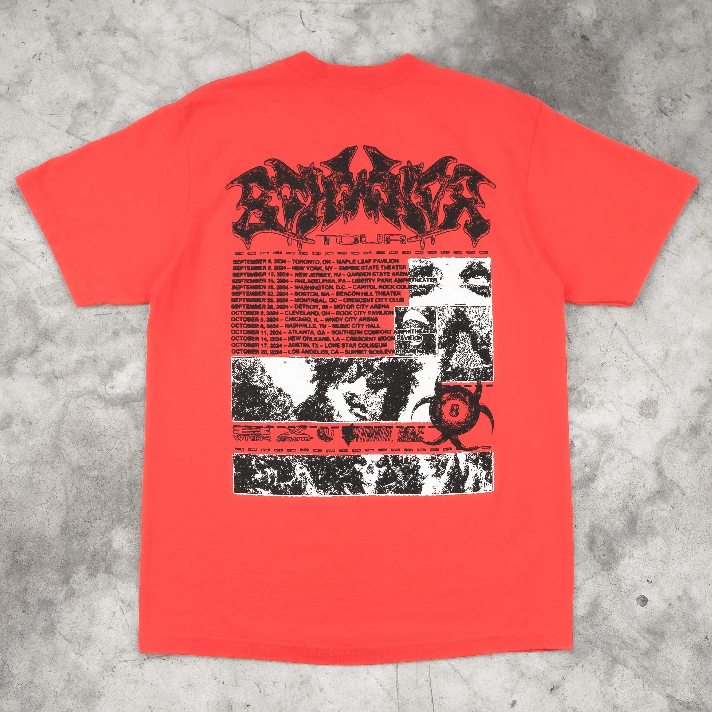 TOUR V2 TEE CHERRY RED sold by 8thwndr product image thumbnail 3