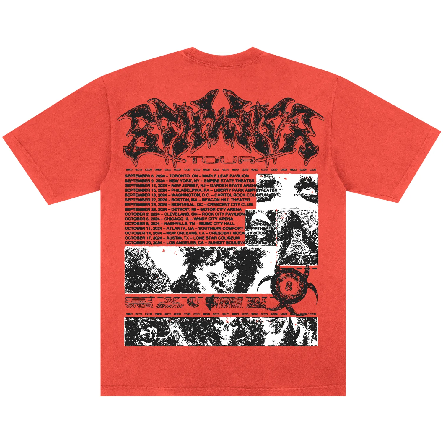 TOUR V2 TEE CHERRY RED sold by 8thwndr